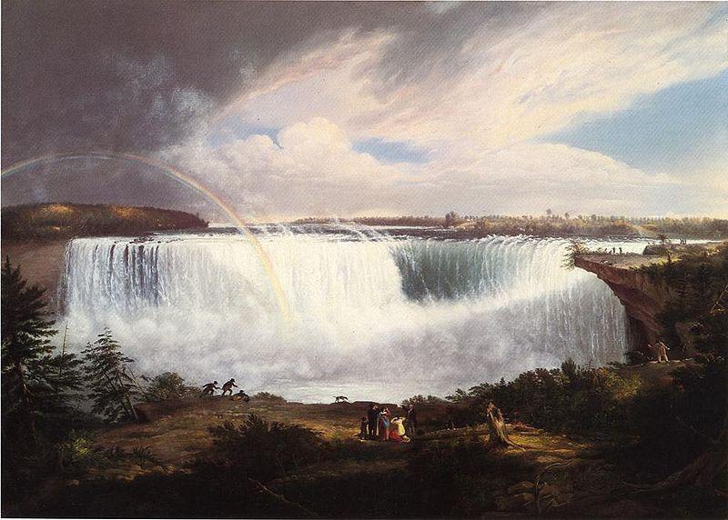 Alvan Fisher The Great Horseshoe Fall, Niagara oil painting picture